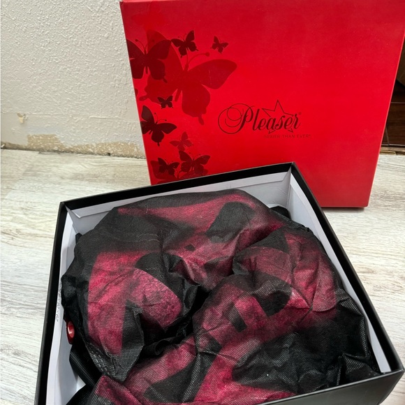 Neon Pink Pleaser Shoes - Picture 3 of 3